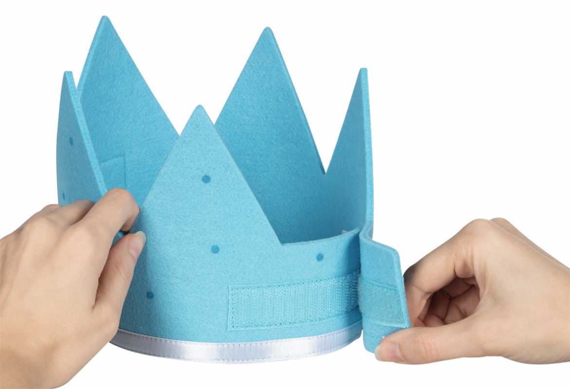 Geburtstagskrone blau